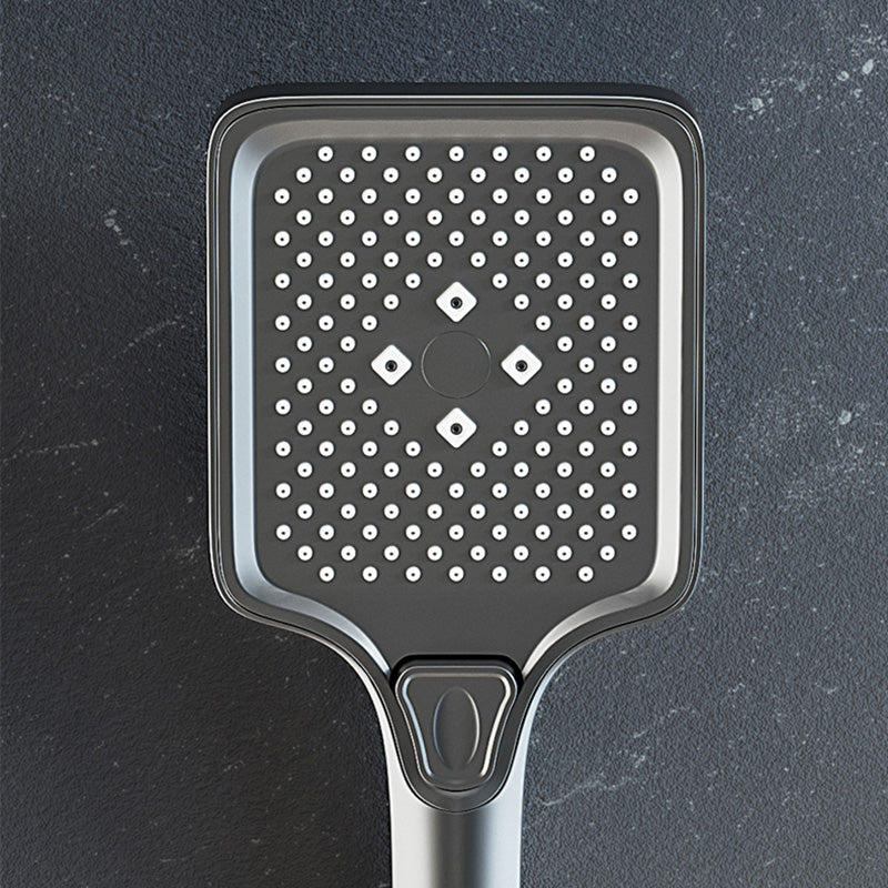 Contemporary Shower Set Slide Bar Dual Shower Head Thermostatic Wall Mounted Shower System