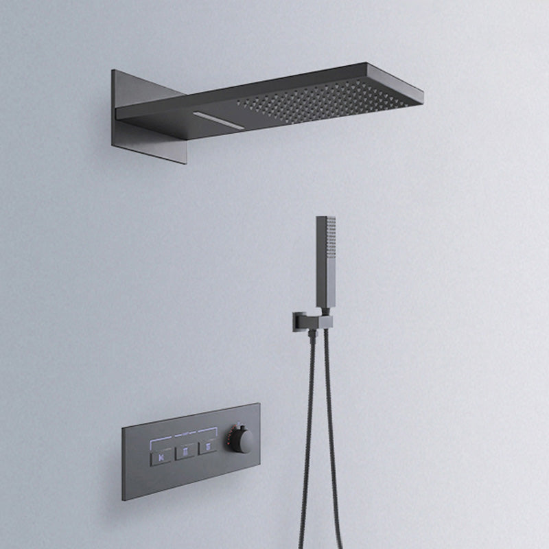 Modern Shower Set Adjustable Shower Head Wall Mounted Shower System