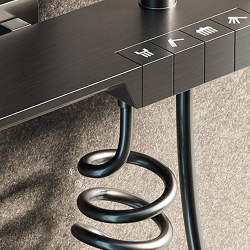 Modern Shower System Slide Bar Adjustable Shower Head Wall Mounted Shower Set