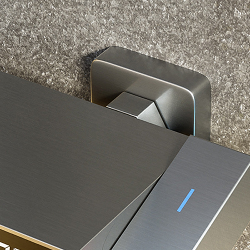 Modern Shower System Slide Bar Adjustable Shower Head Wall Mounted Shower Set