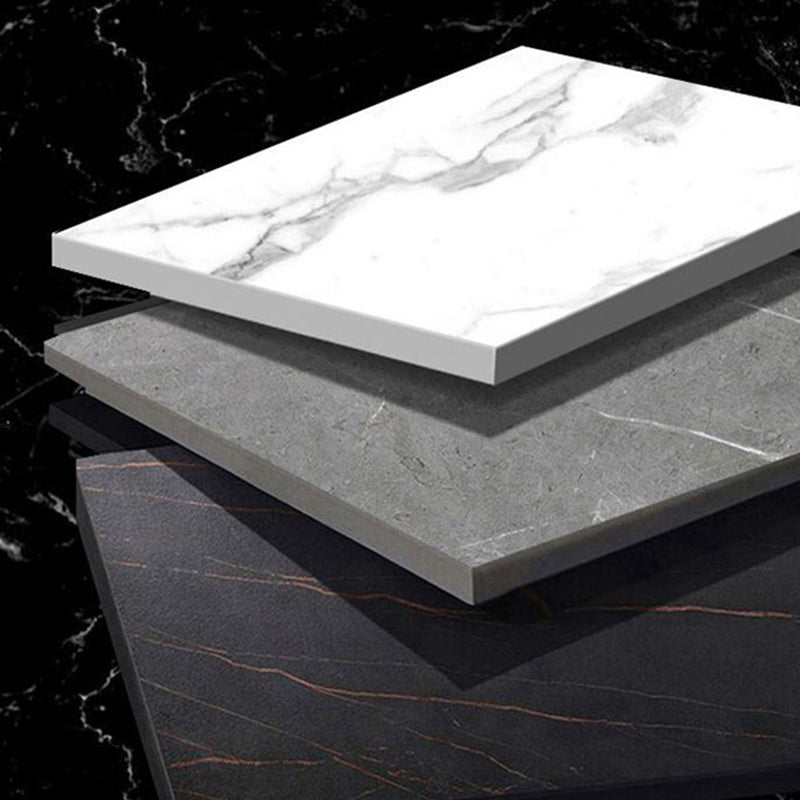 Contemporary Bathroom Sink Cabinet Wall-Mounted Mirror Cabinet Vanity Cabinet in Black