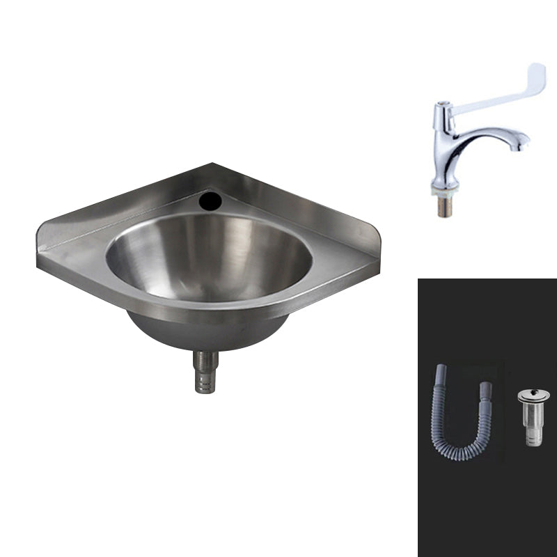 Modern Wall Mount Bathroom Sink Metal Wall Mount Bathroom Sink With Basin