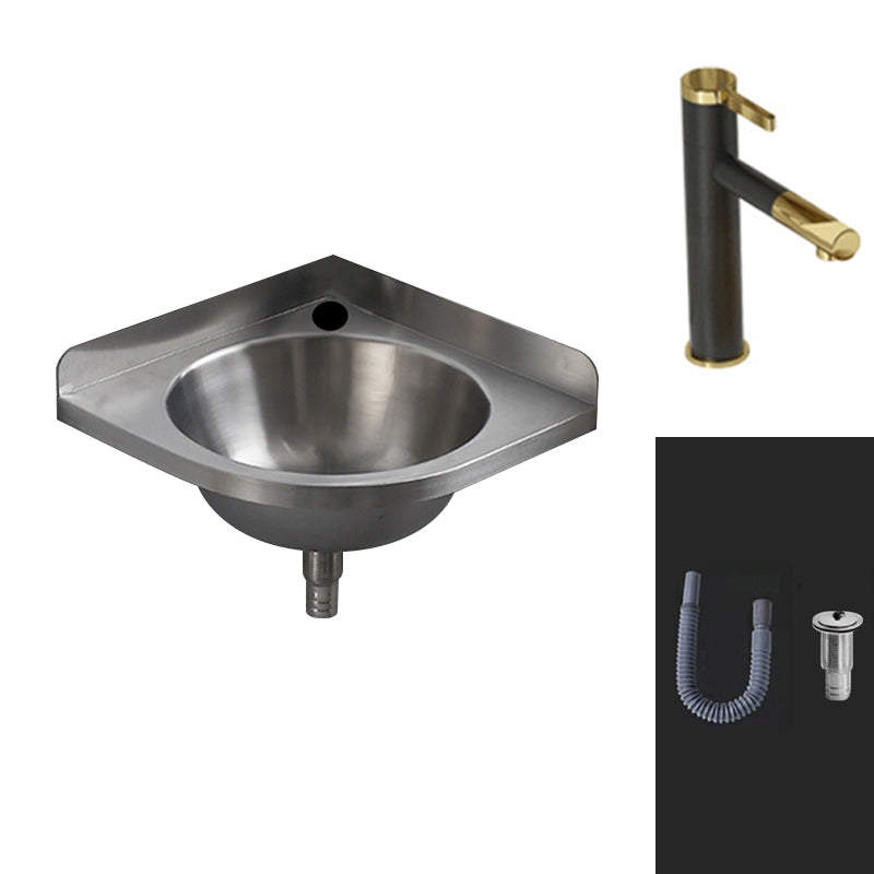 Modern Wall Mount Bathroom Sink Metal Wall Mount Bathroom Sink With Basin