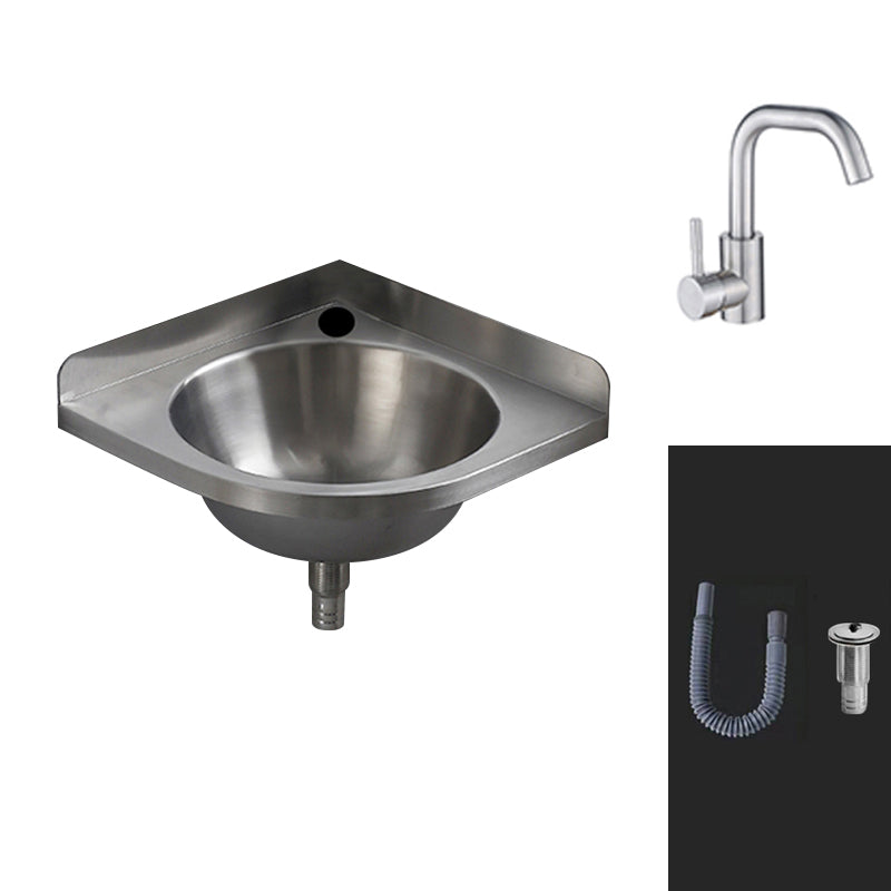 Modern Wall Mount Bathroom Sink Metal Wall Mount Bathroom Sink With Basin