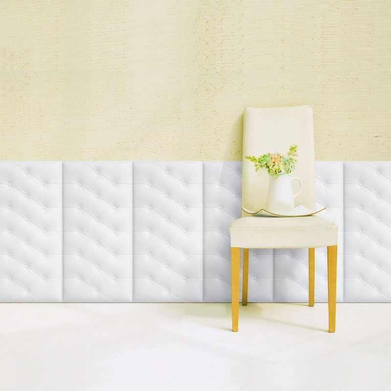 Modern Wainscoting PVC 3D Embossed Waterproof Indoor Wall Access Panel