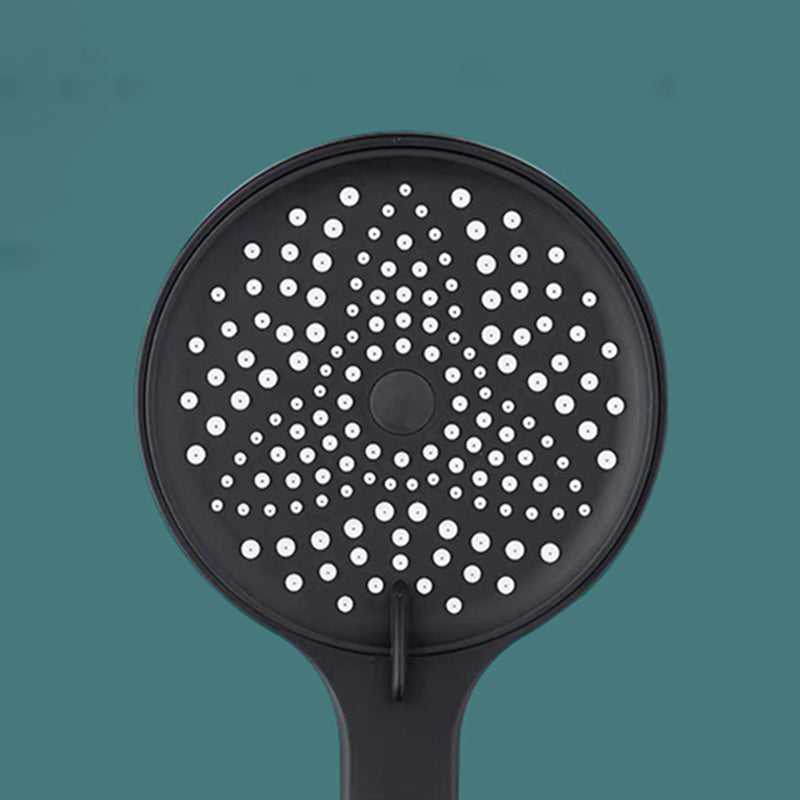 Contemporary Round Shower Head Solid Color Handheld Shower Head for Bathroom