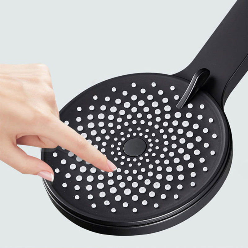 Contemporary Round Shower Head Solid Color Handheld Shower Head for Bathroom