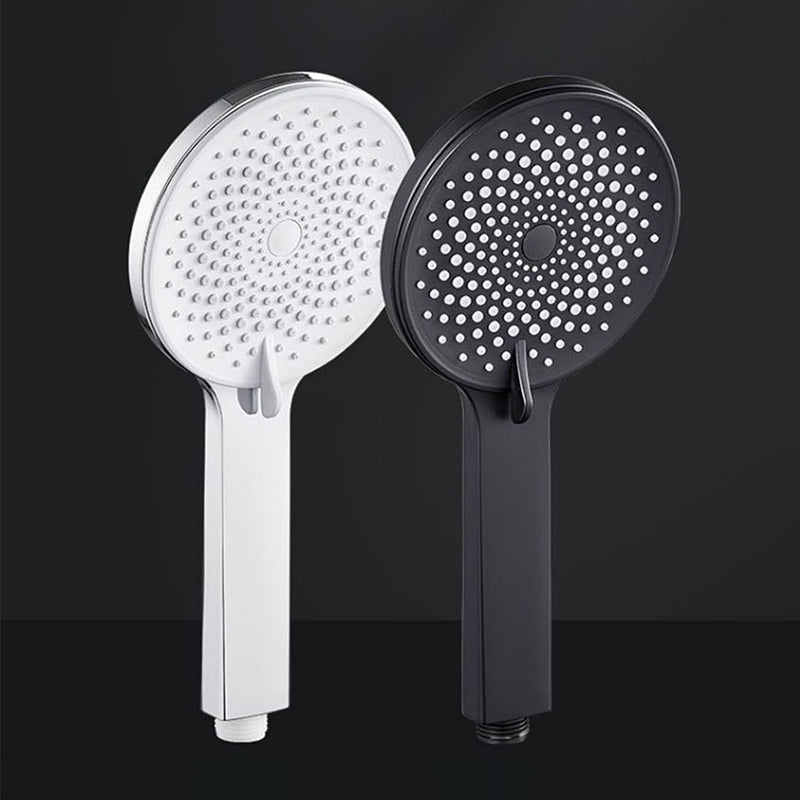 Contemporary Round Shower Head Solid Color Handheld Shower Head for Bathroom
