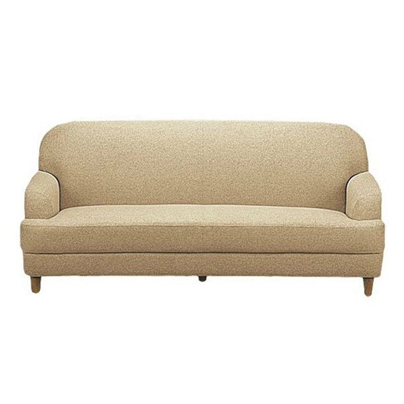 Contemporary Pink Cotton Settee Tight Back Sofa for Living Room