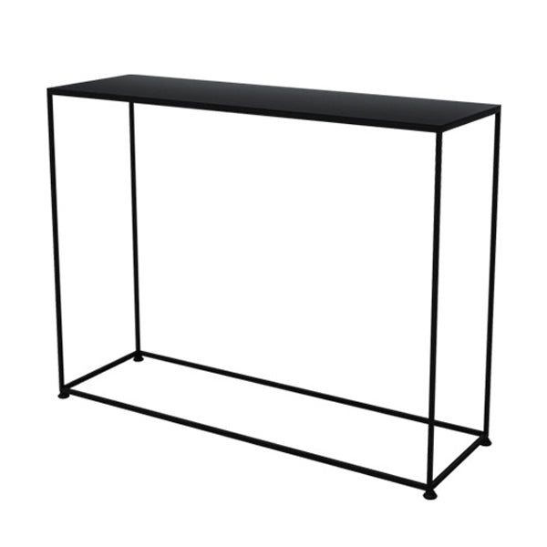 Contemporary Console Table Antique Finish Console Sofa Table in Metal