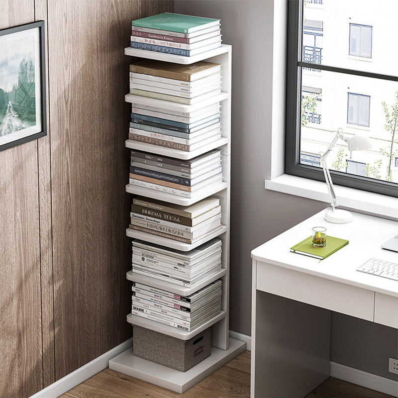 Engineered Wood Contemporary Bookshelf Standard Bookcase with Shelves