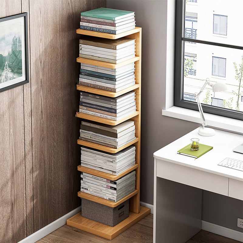 Engineered Wood Contemporary Bookshelf Standard Bookcase with Shelves