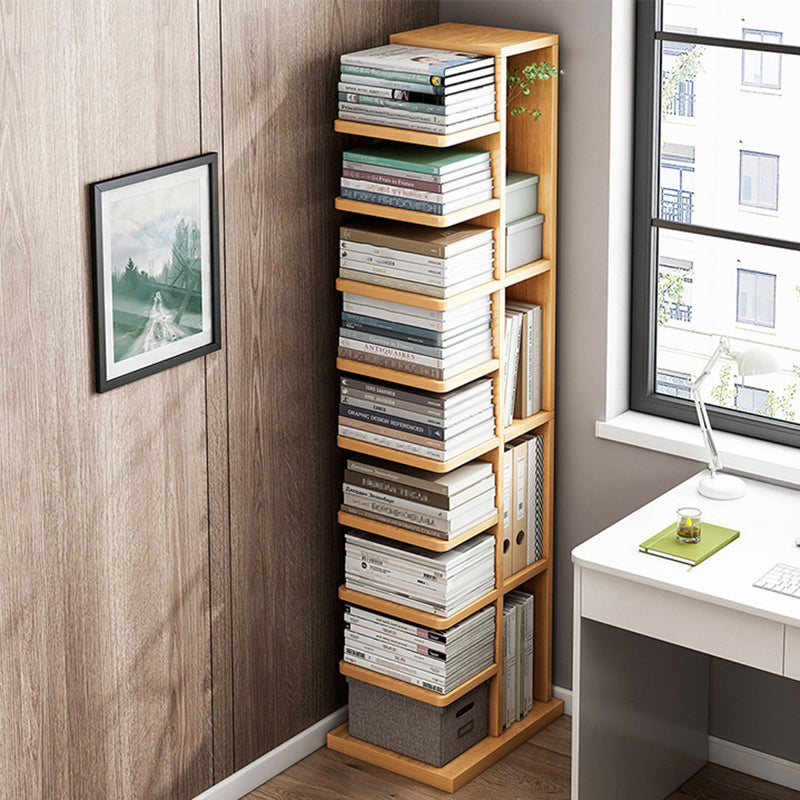 Engineered Wood Contemporary Bookshelf Standard Bookcase with Shelves