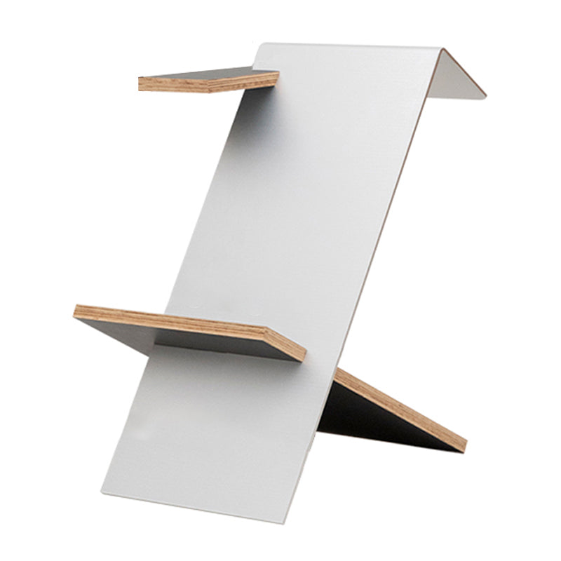 Scandinavian Engineered Wood Bookcase Standard Closed Back Bookshelf