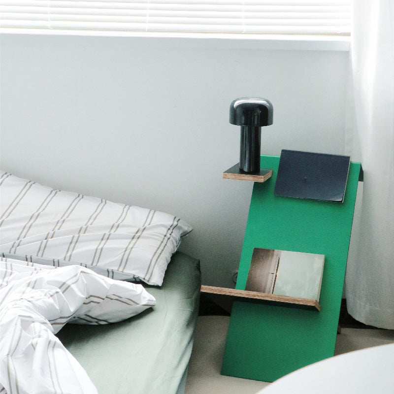 Scandinavian Engineered Wood Bookcase Standard Closed Back Bookshelf