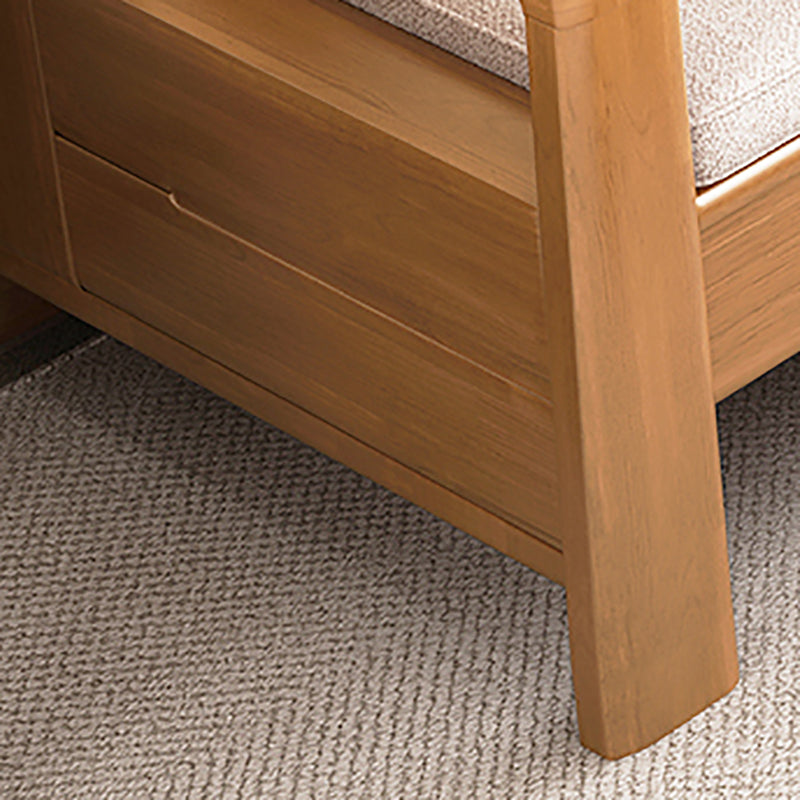 37"H Contemporary Sectional Sofa Fabric Sectional with Bostol Pillows