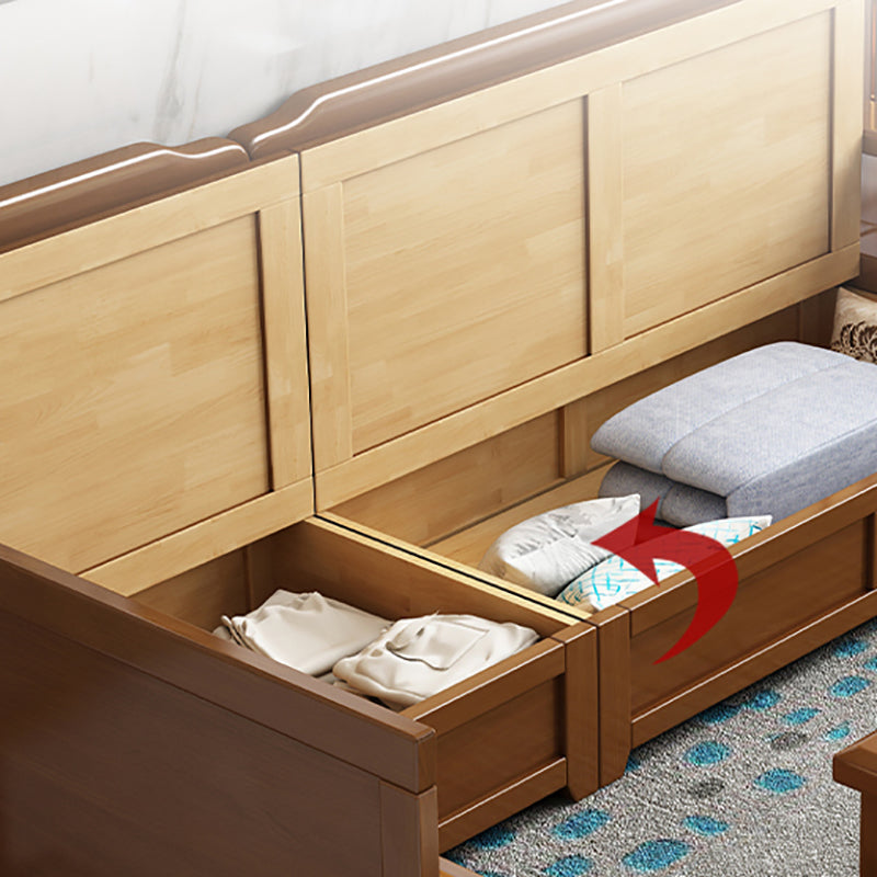 68"W Contemporary Sectional Sofa Fabric Sectional with Bostol Pillows