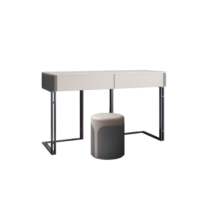 Contemporary Pine Makeup Vanity Desk with Drawers Vanity Makeup Table Set