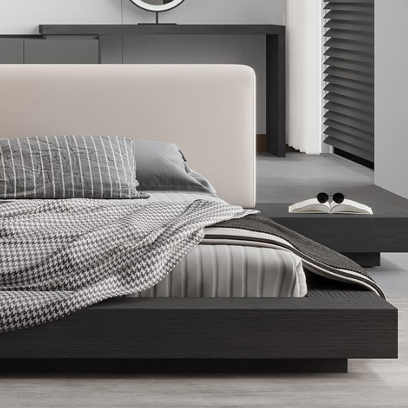 Rectangular Mid-Century Modern Standard Bed Storage Bed Frame Lift Up Storage