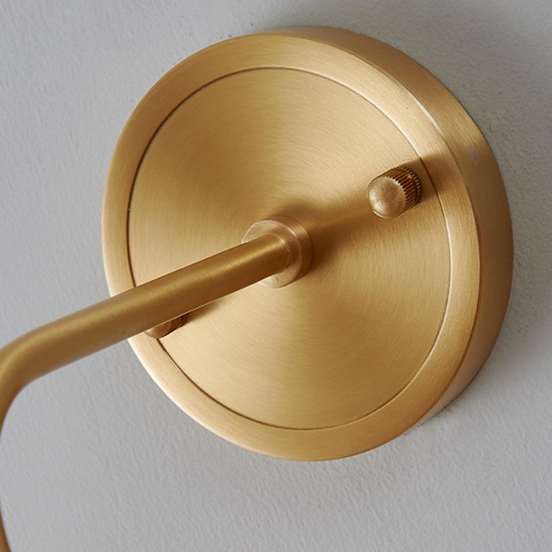 Contemporary Wall Sconce Crystal and Brass Sconce Lighting for Hallway