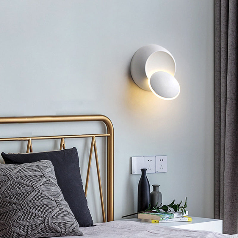 Modern Rotatable Wall Light Sconces Metal 1 Light Wall Lighting Fixtures