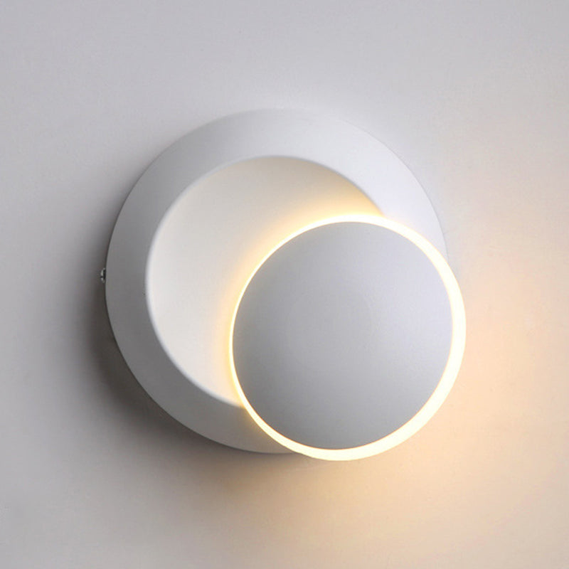 Modern Rotatable Wall Light Sconces Metal 1 Light Wall Lighting Fixtures