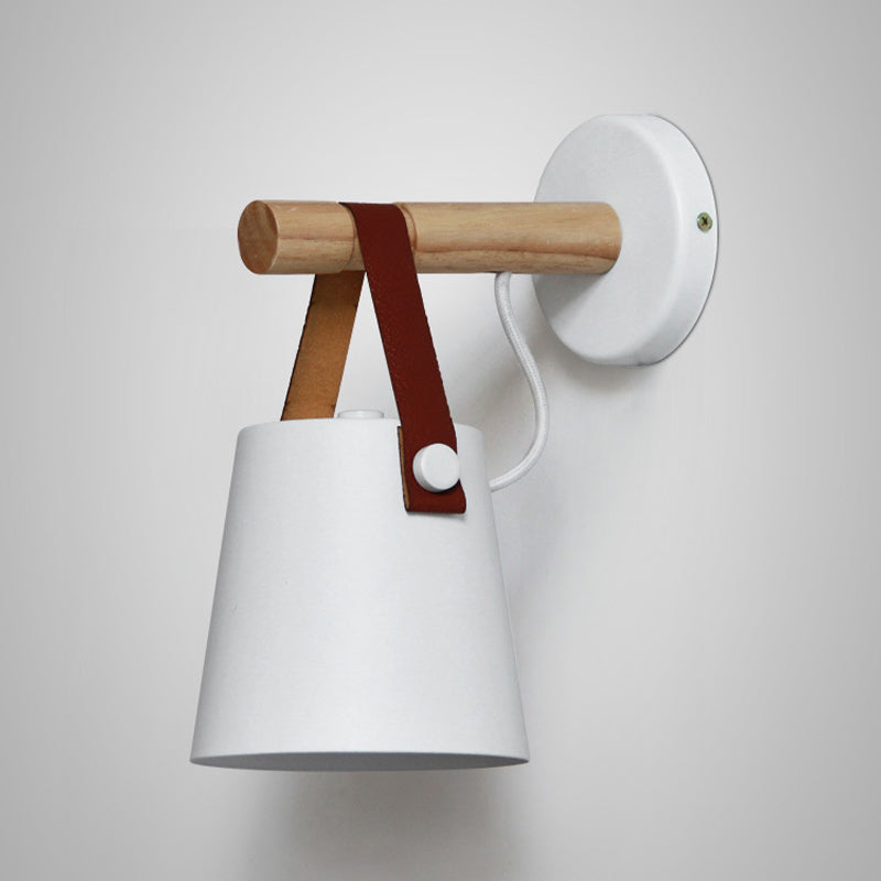Metal Cone Shape Wall Light Modern Style 1 Light Wall Light Sconce