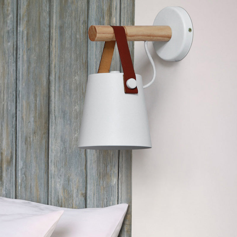 Metal Cone Shape Wall Light Modern Style 1 Light Wall Light Sconce