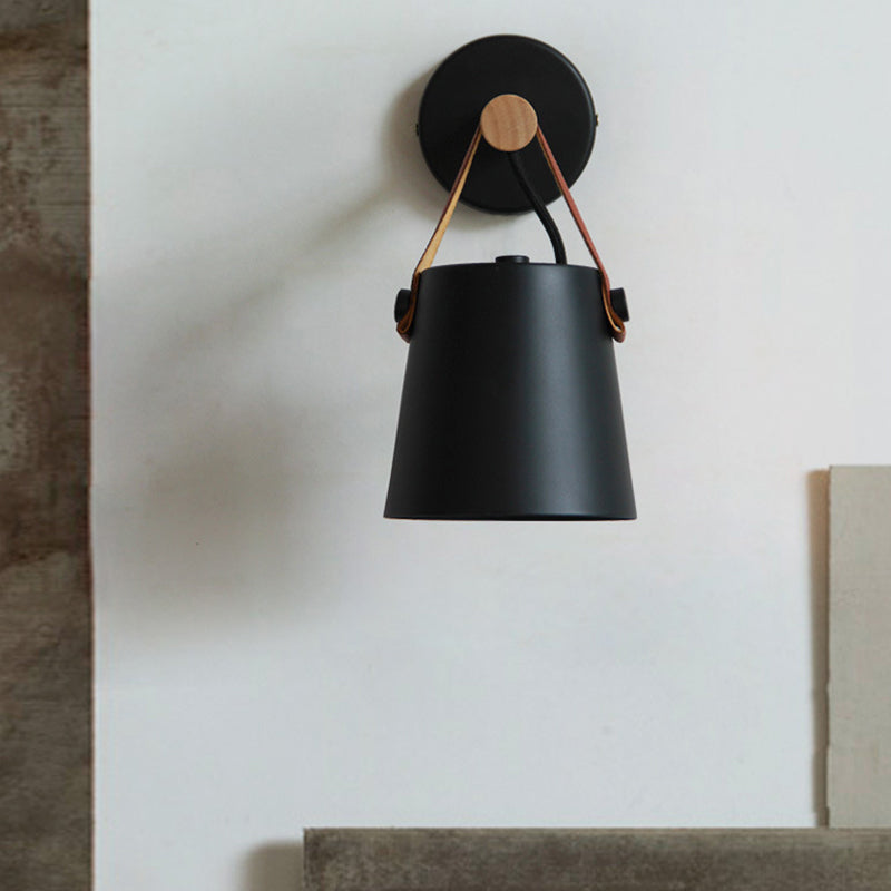 Metal Cone Shape Wall Light Modern Style 1 Light Wall Light Sconce