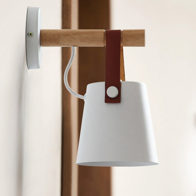 Metal Cone Shape Wall Light Modern Style 1 Light Wall Light Sconce