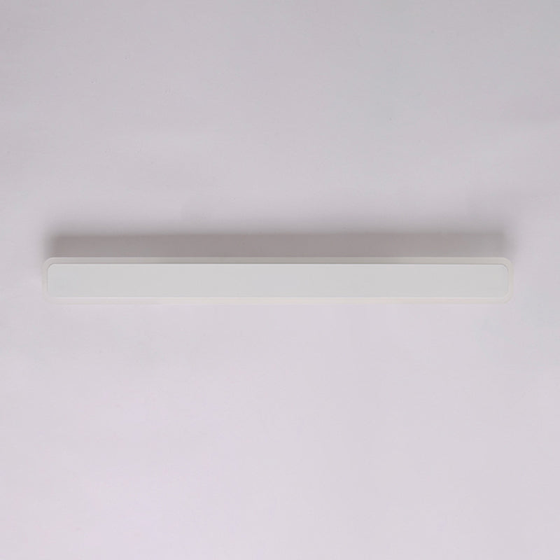 Modern Style Rectangle Shape Wall Sconce Acrylic 1 Light Sconces for Bedroom