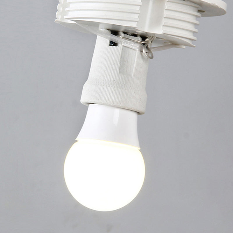 Glass Ball Wall Mount Light Fixture Simple 1 Light Wall Lamps in White