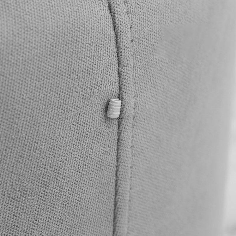 Contemporary Pure Color Footstool Round Tear Resistant Footstool