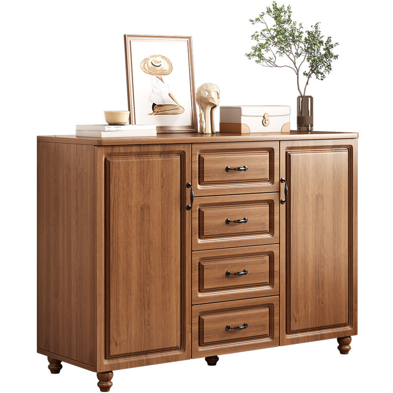 Modern Storage Cabinet Solid Wood Cabinet with Drawer for Home