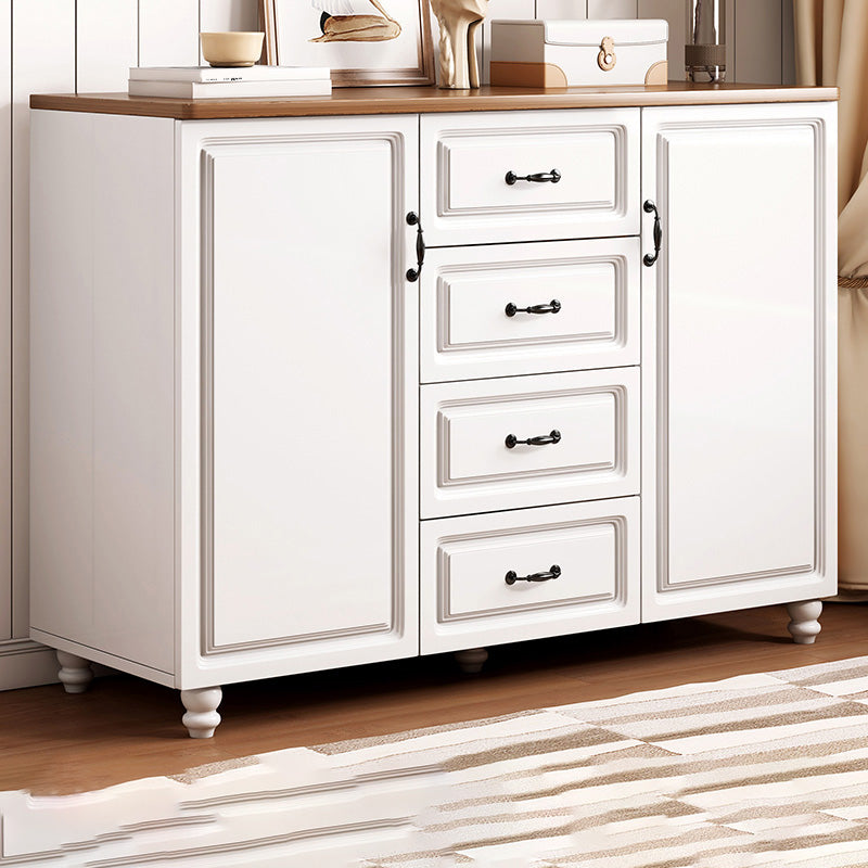 Modern Storage Cabinet Solid Wood Cabinet with Drawer for Home