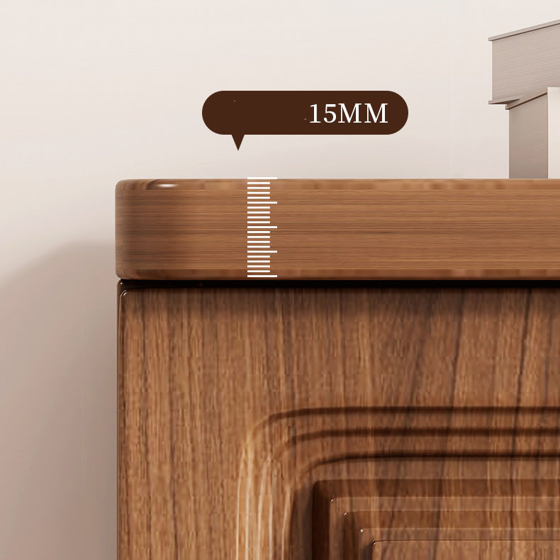 Modern Storage Cabinet Solid Wood Cabinet with Drawer for Home