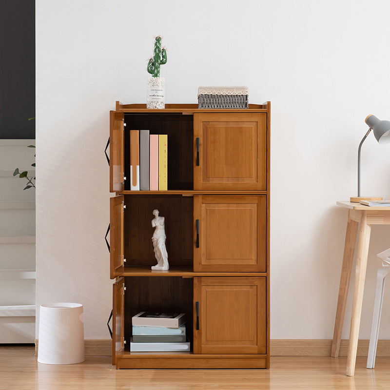 14.96 inch Wide Wooden Storage Cabinet with Door for Living Room