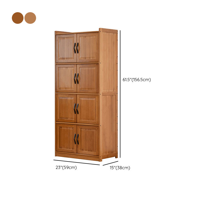 14.96 inch Wide Wooden Storage Cabinet with Door for Living Room