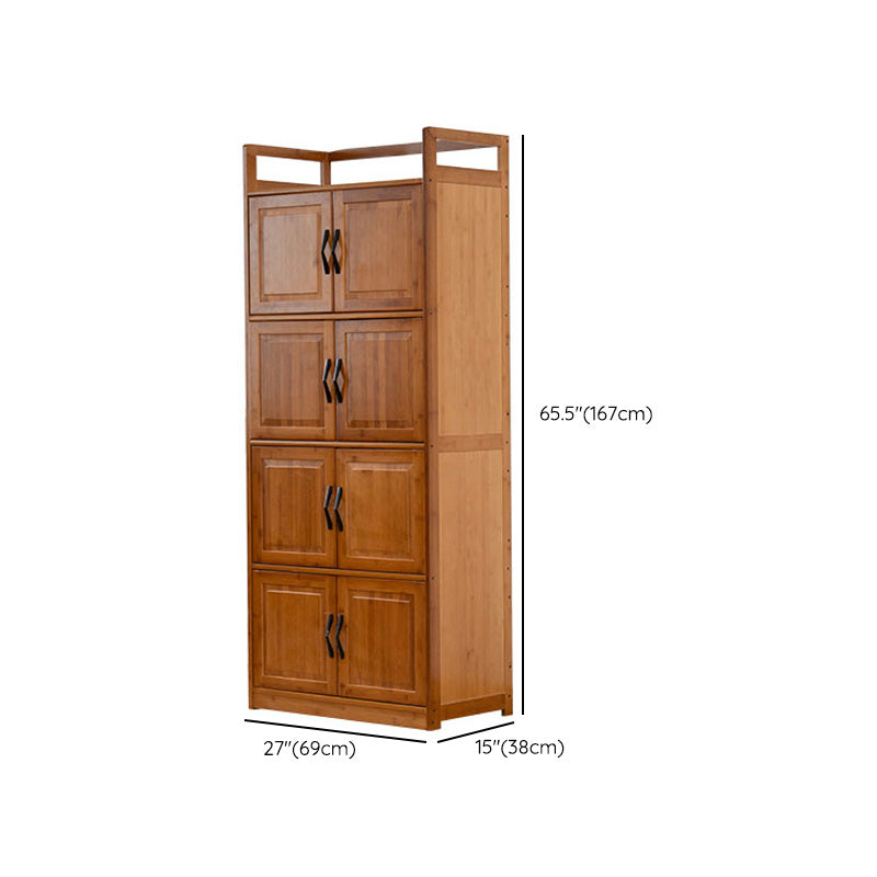 14.96 inch Wide Wooden Storage Cabinet with Door for Living Room