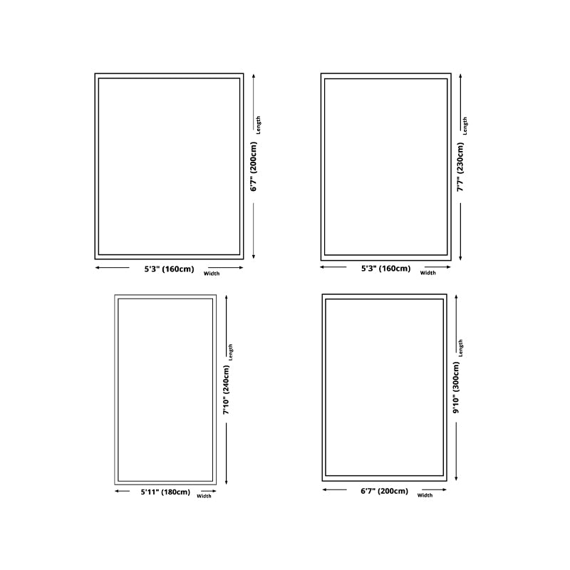 Brown Animal Print Rug Polyester Simple Rug Stain Resistant Rug for Home Decor