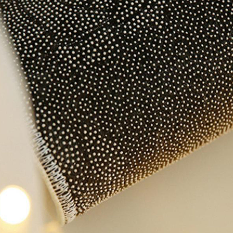 Light Brown Grid Rug Polyester Modern Rug Washable Rug for Living Room