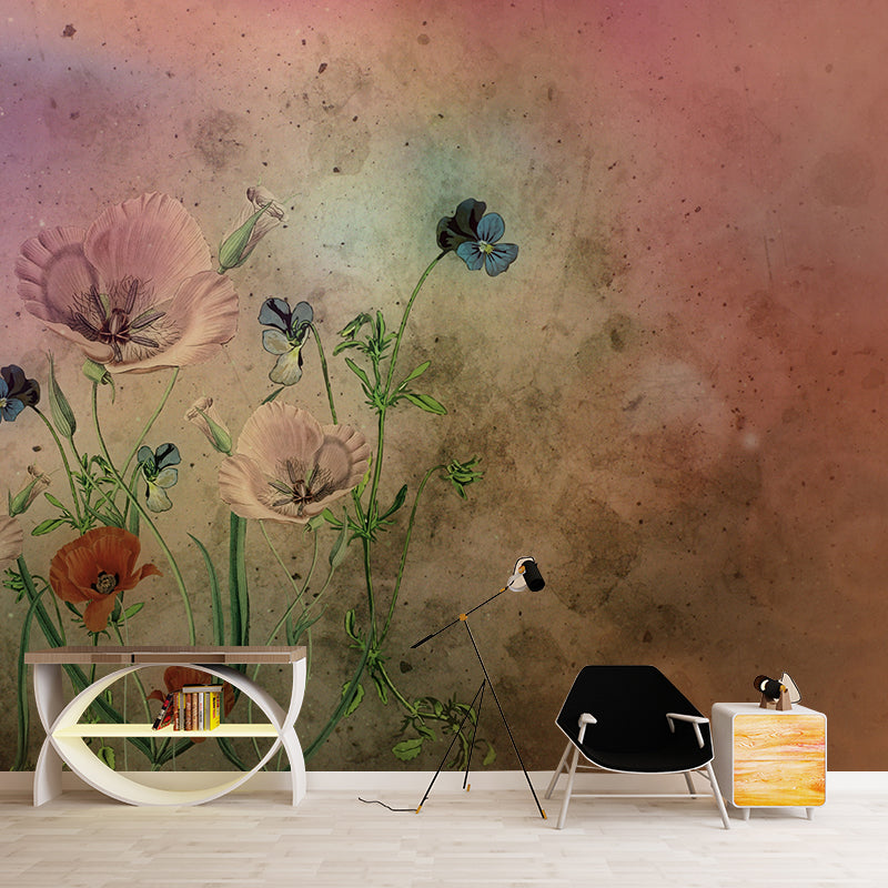 Modern Style Mural Wallpaper Scenery Environment Friendly Bedroom Wall Mural