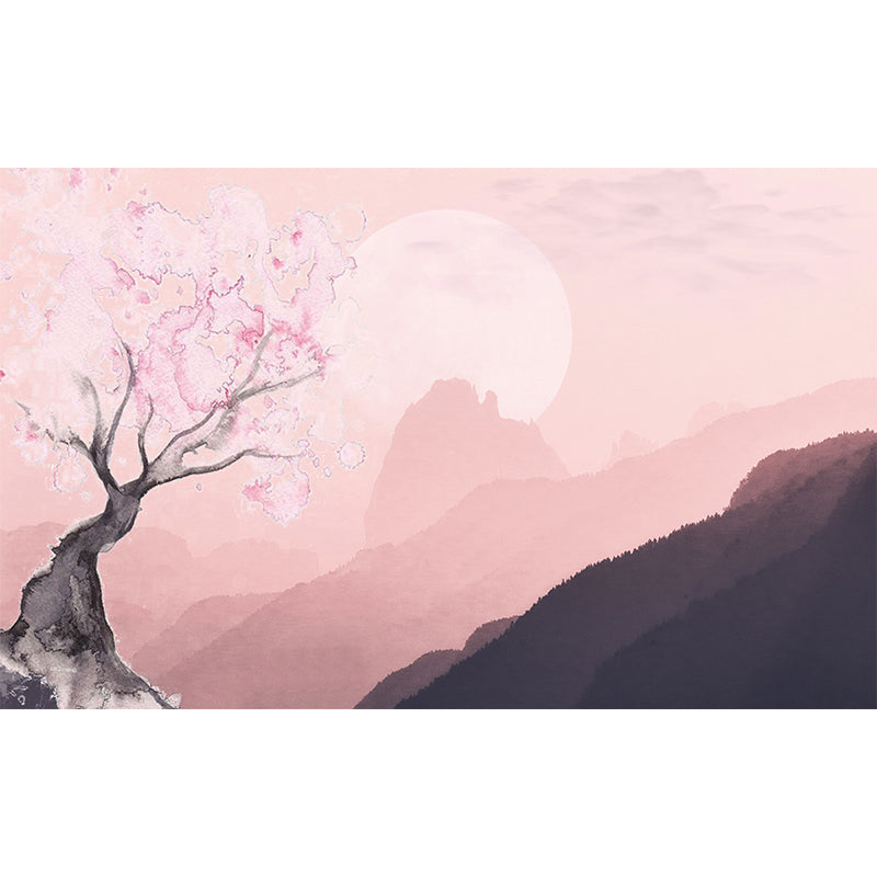 Modern Style Mural Wallpaper Scenery Environment Friendly Bedroom Wall Mural