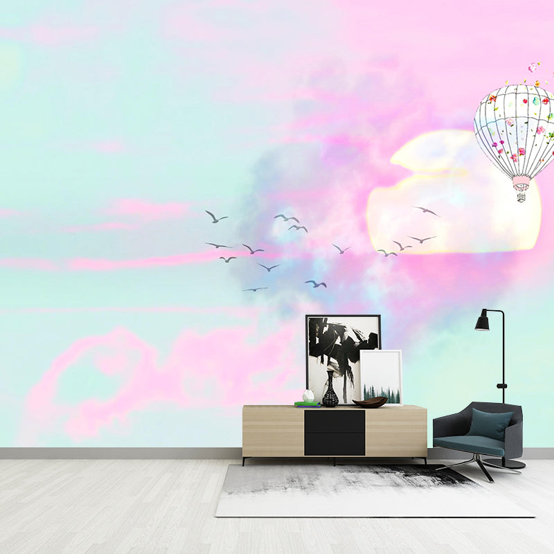 Modern Style Mural Wallpaper Scenery Environment Friendly Bedroom Wall Mural