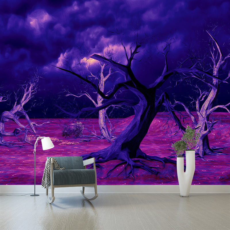 Eco-friendly Wall Mural Wallpaper Dreamland Illustration Sitting Room Wall Mural