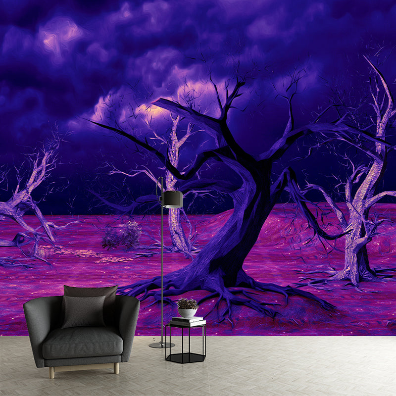 Eco-friendly Wall Mural Wallpaper Dreamland Illustration Sitting Room Wall Mural