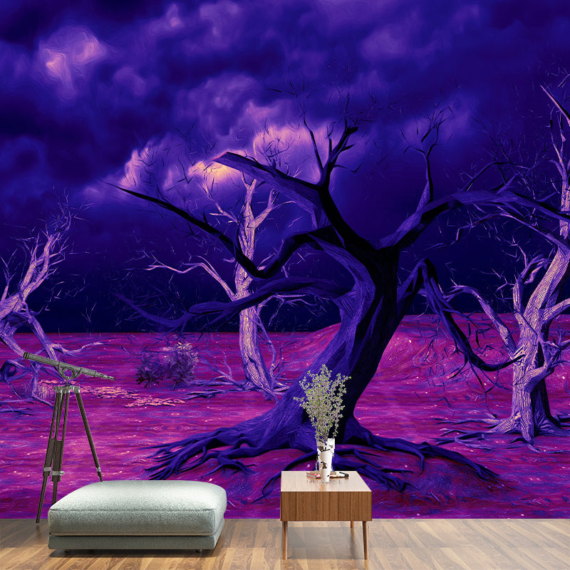 Eco-friendly Wall Mural Wallpaper Dreamland Illustration Sitting Room Wall Mural
