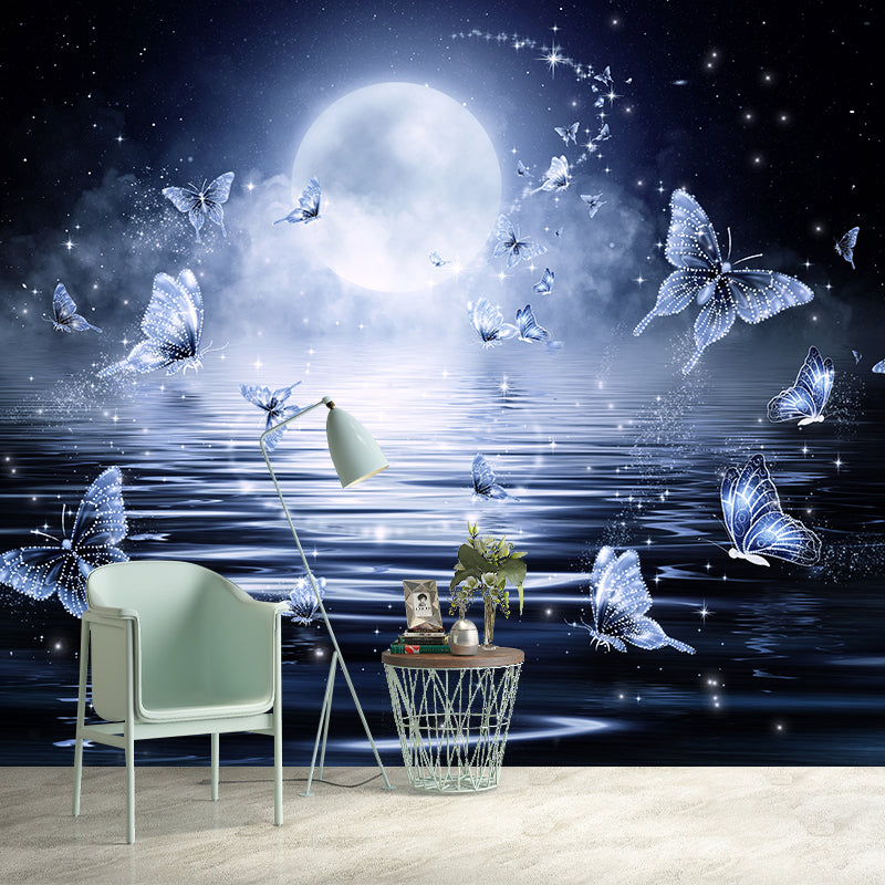 Eco-friendly Wall Mural Wallpaper Dreamland Illustration Sitting Room Wall Mural