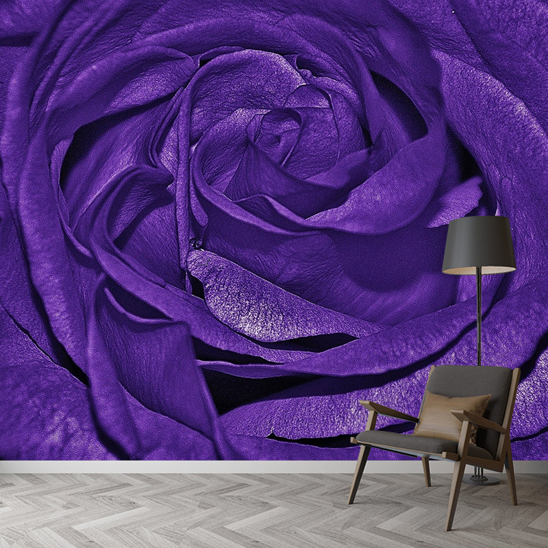 Beautiful Flowers Mildew Resistant Wallpaper Photography Sleeping Room Wall Mural