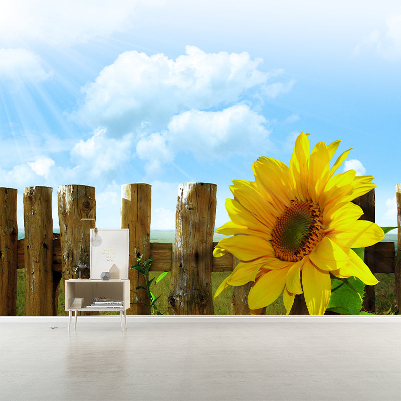 Beautiful Flowers Mildew Resistant Wallpaper Photography Sleeping Room Wall Mural